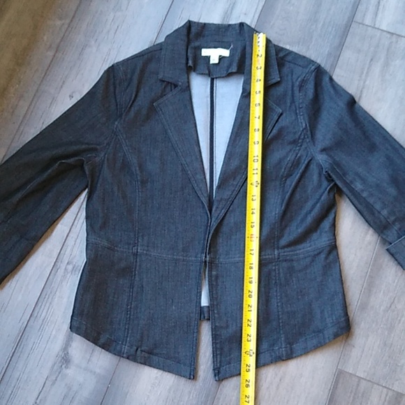 Cato Black Denim Jacket/Blazer SIZE M - Picture 7 of 16